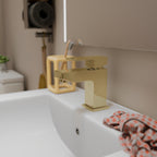 Mist Basin Mixer Tap with Push Button Waste