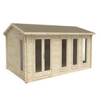 Forest Blakedown 6m x 4m Log Cabin - Apex Roof, Double Glazed Felt Shingles (Plus Underlay)