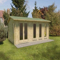 Forest Blakedown 6m x 4m Log Cabin - Apex Roof, Double Glazed Polyester Felt (Plus Underlay)