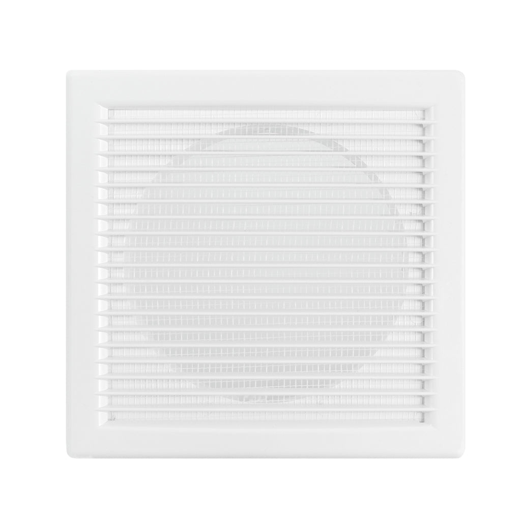 Through Wall Ventilation Kit DL0163 Louvre Vent with White External Vent