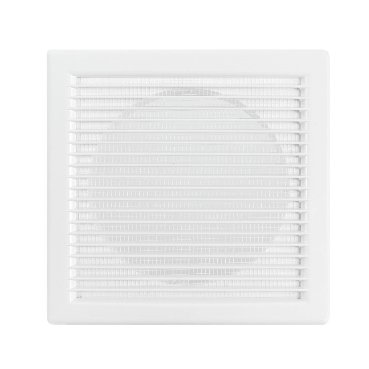 Through Wall Ventilation Kit DL0163 Louvre Vent with White External Vent