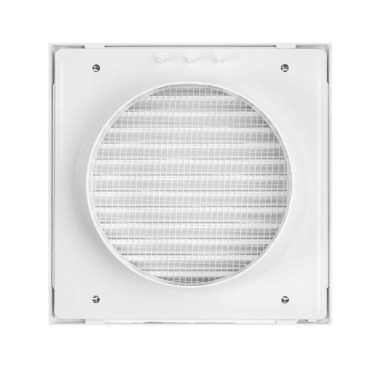 Through Wall Ventilation Kit Duo Smart DS4178 Vent with White External Vent