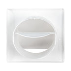 Through Wall Ventilation Kit Duo Smart DS4178 Vent with White External Vent
