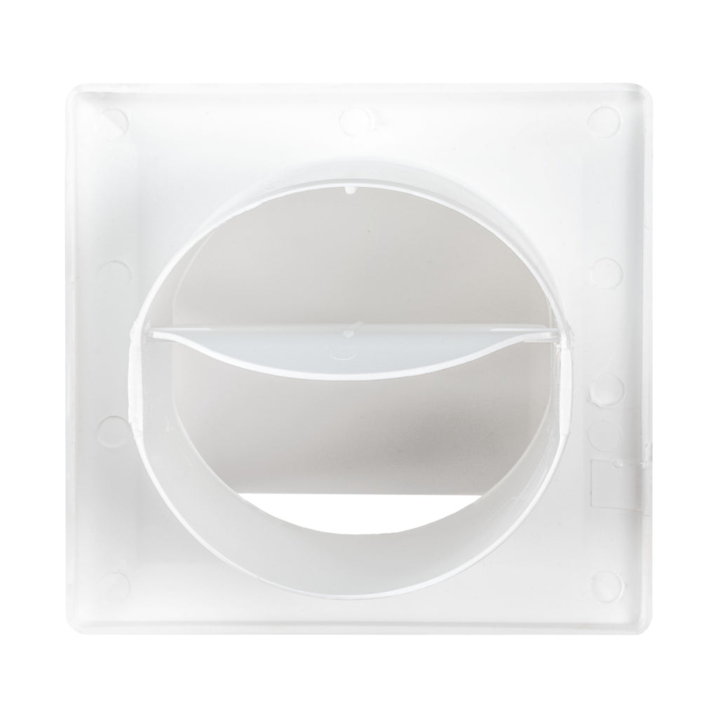 Through Wall Ventilation Kit DL0163 Louvre Vent with White External Vent