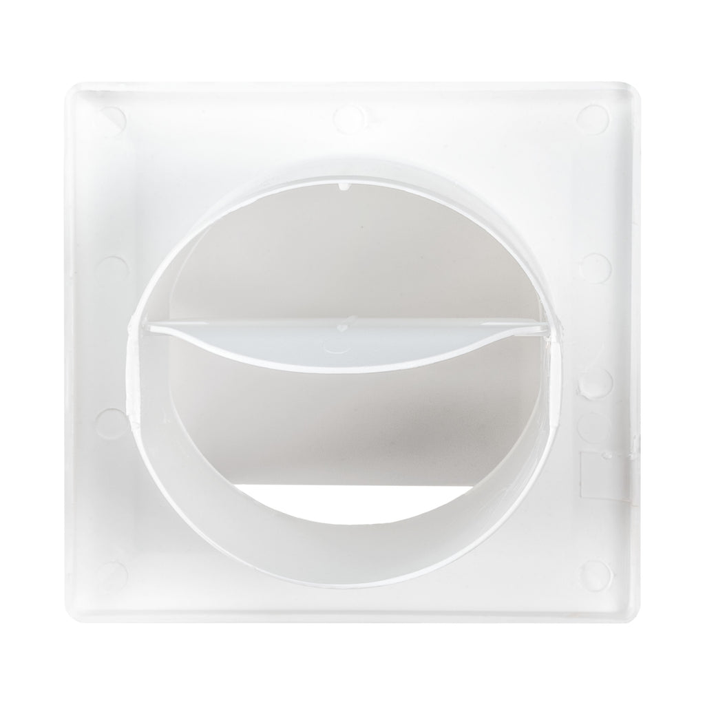 Through Wall Ventilation Kit RICO Timer Switch Fan with White External Vent