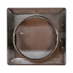Through Wall Ventilation Kit RICO Standard Fan with Brown External Vent