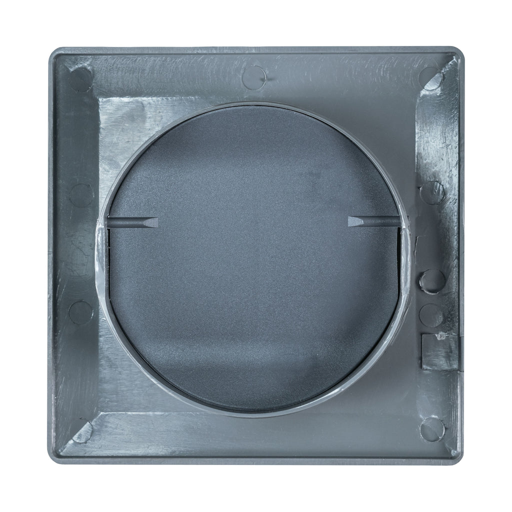 Through Wall Ventilation Kit RICO Timer and Humidistat Fan with Graphite External Vent