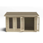 Forest Chiltern 4m x 3m Log Cabin - Apex Roof, Single Glazed with Felt Shingles and Underlay