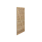 Forest Double Slatted Gate x 6ft (h)