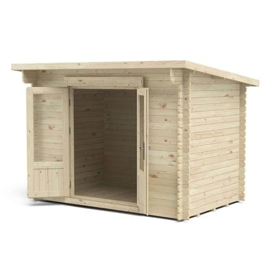 Forest Harwood 3m x 2m Log Cabin - Pent Roof, 24kg Felt (No Underlay)