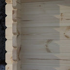 Forest Mendip 5m x 4m Log Cabin - Pent Roof, Double Glazed, Polyester Felt (Plus Underlay)