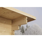 Forest Mendip 5m x 4m Log Cabin - Pent Roof, Double Glazed, Polyester Felt (Plus Underlay)