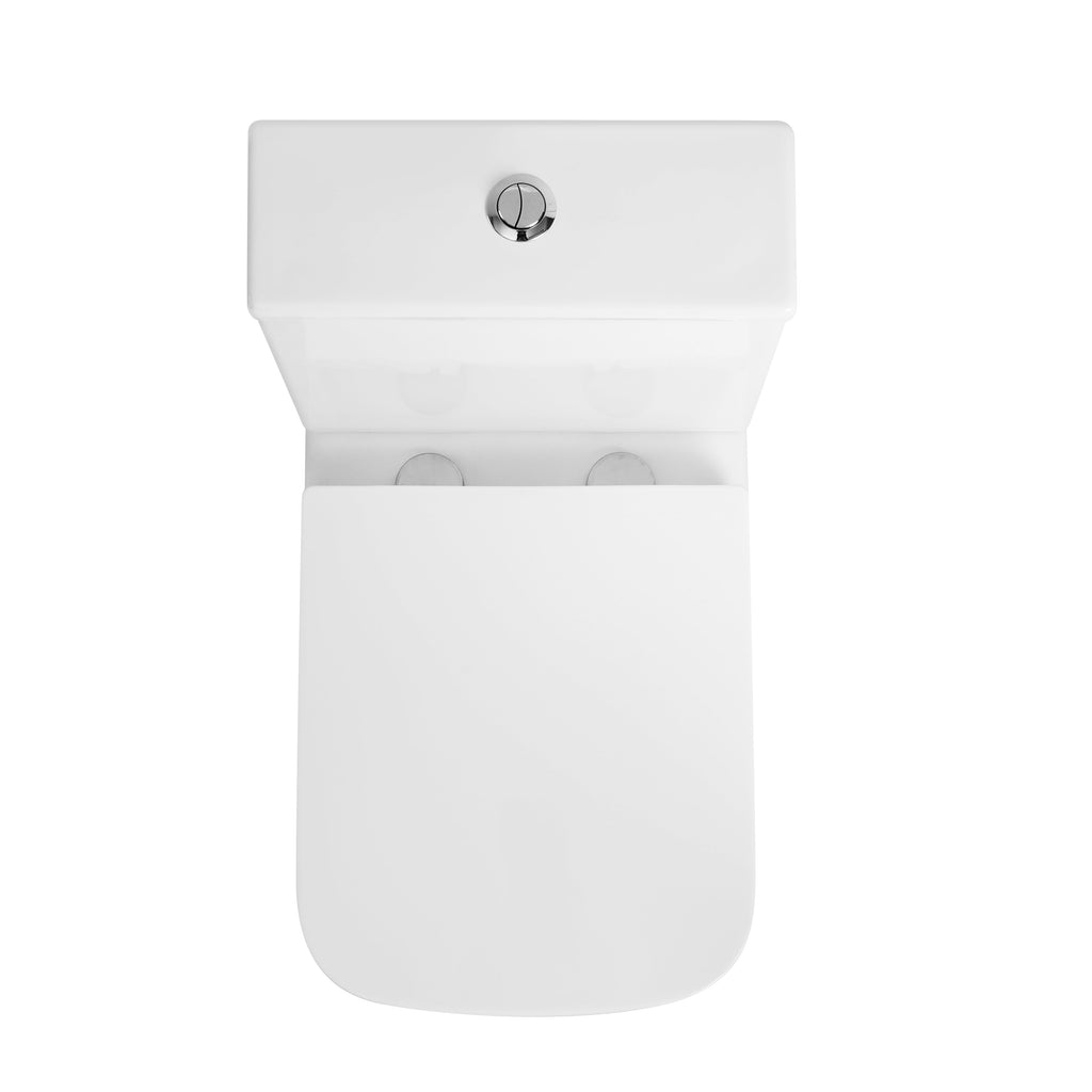 Venice Built-in Bidet Close Coupled Toilet with Cistern & Soft Close Seat - White