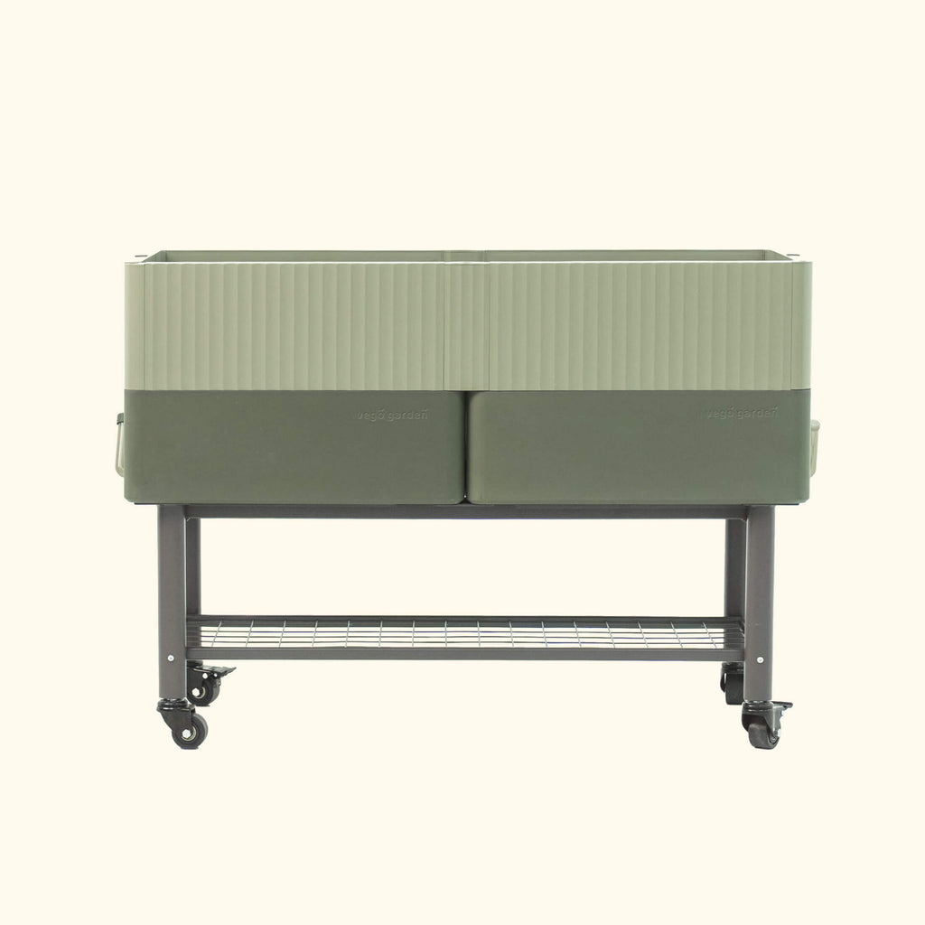 EZCube Elevated Rolling Planter 21" x 48" | Vego Garden