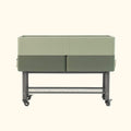 EZCube Elevated Rolling Planter 21" x 48" | Vego Garden
