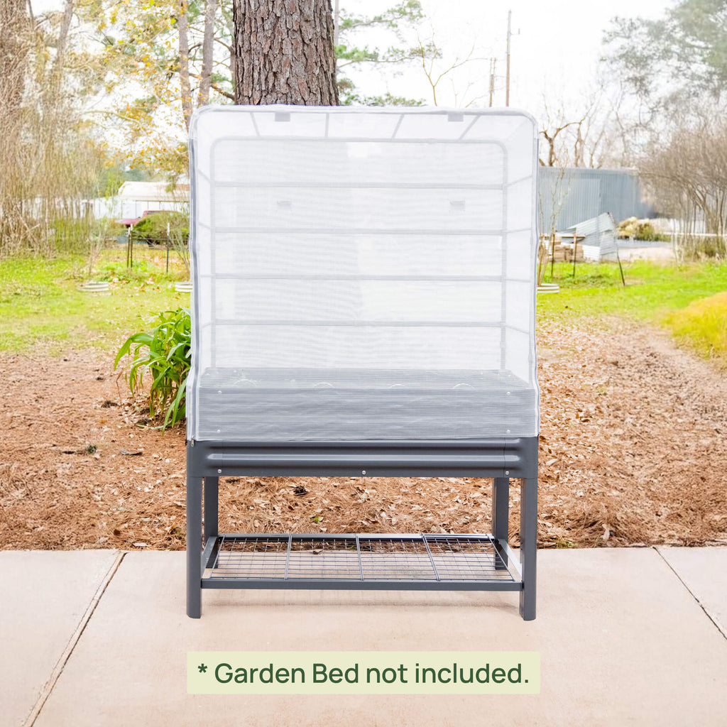 Mesh Cover System for Elevated Bed | Vego Garden