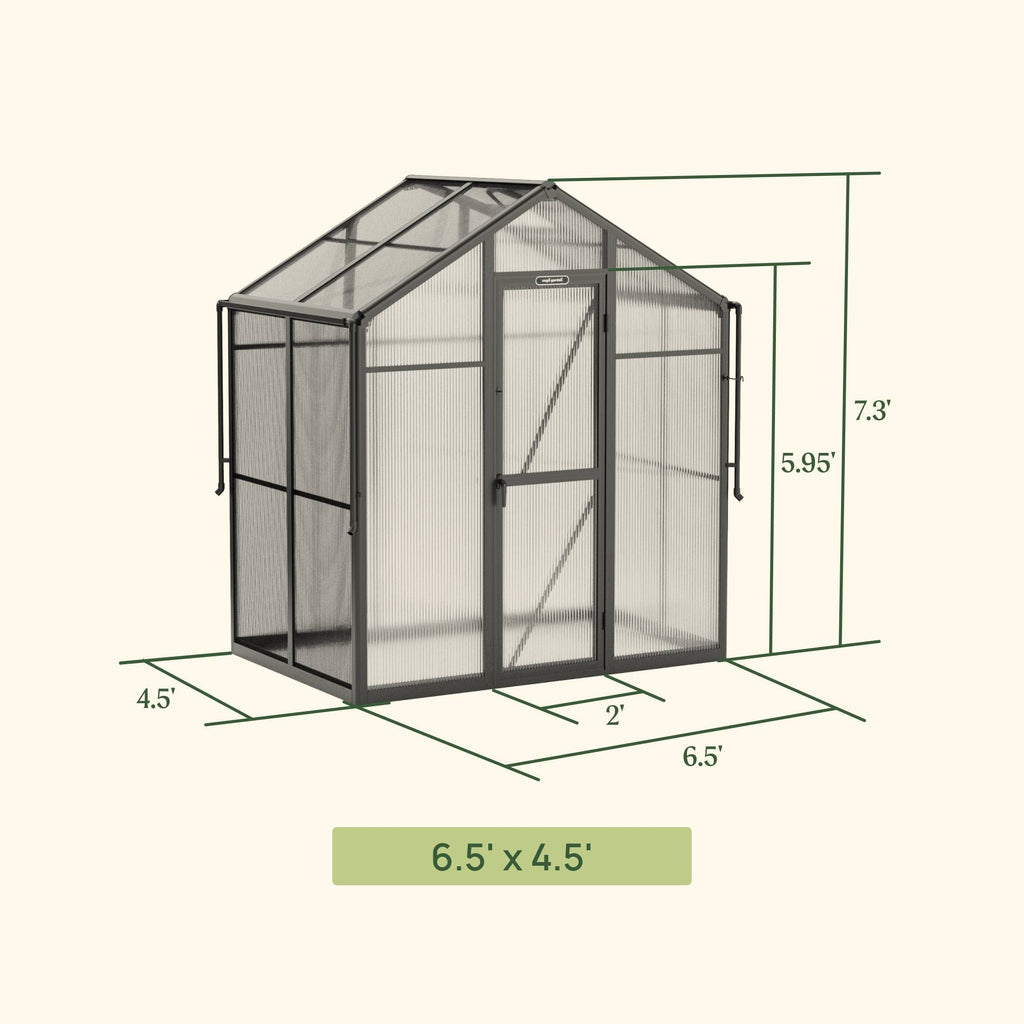 Vego Junior Victorian Greenhouse - 6.5ft Wide