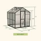 Vego Junior Victorian Greenhouse - 6.5ft Wide