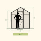 Vego Junior Victorian Greenhouse - 6.5ft Wide