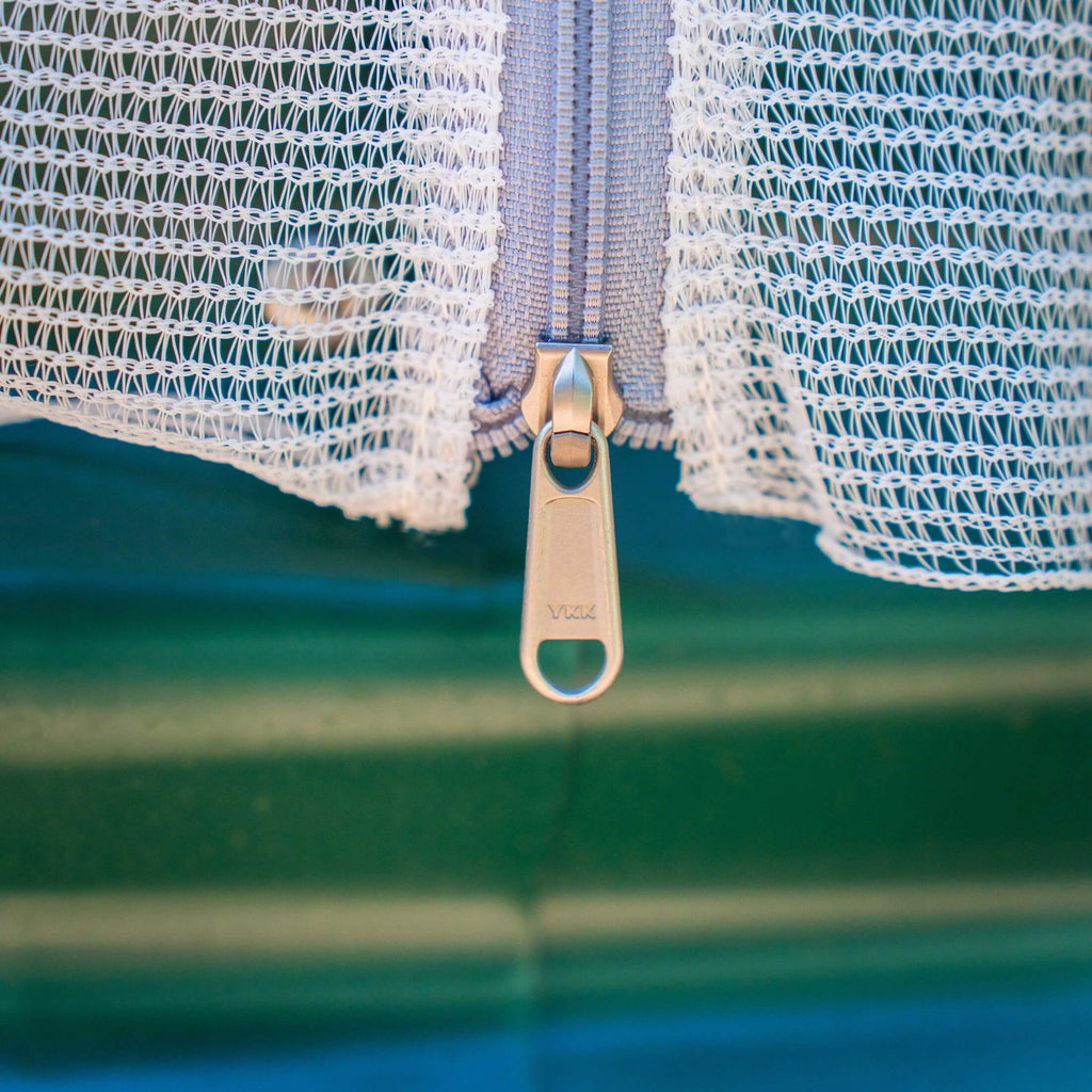 Mesh Cover System for Self-Watering Elevated Bed