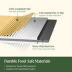 16" Tall Woodgrain 4' x 4' Metal Raised Garden Bed
