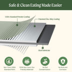 4-Pack 32" Extra Tall 9 In 1 Large Modular Metal Raised Garden Bed Kit