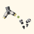 2-Way Hose Splitter with Quick Connector Set (4) V1