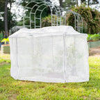 Mesh Cover System for Self-Watering Elevated Bed