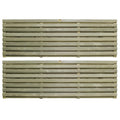Frameless Venetian Hit and Miss Stacked Panels Creating - All Sizes - Jacksons Fencing
