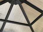 Venus Gazebo 12 Ft. x 14 Ft. in Brown