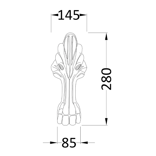 Victorian Bath Leg Set