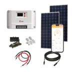 Victron 260 Watt Solar Panel & SRNE MPPT Shiner 2430 Charge Controller, Cable, Mounting & Gland.