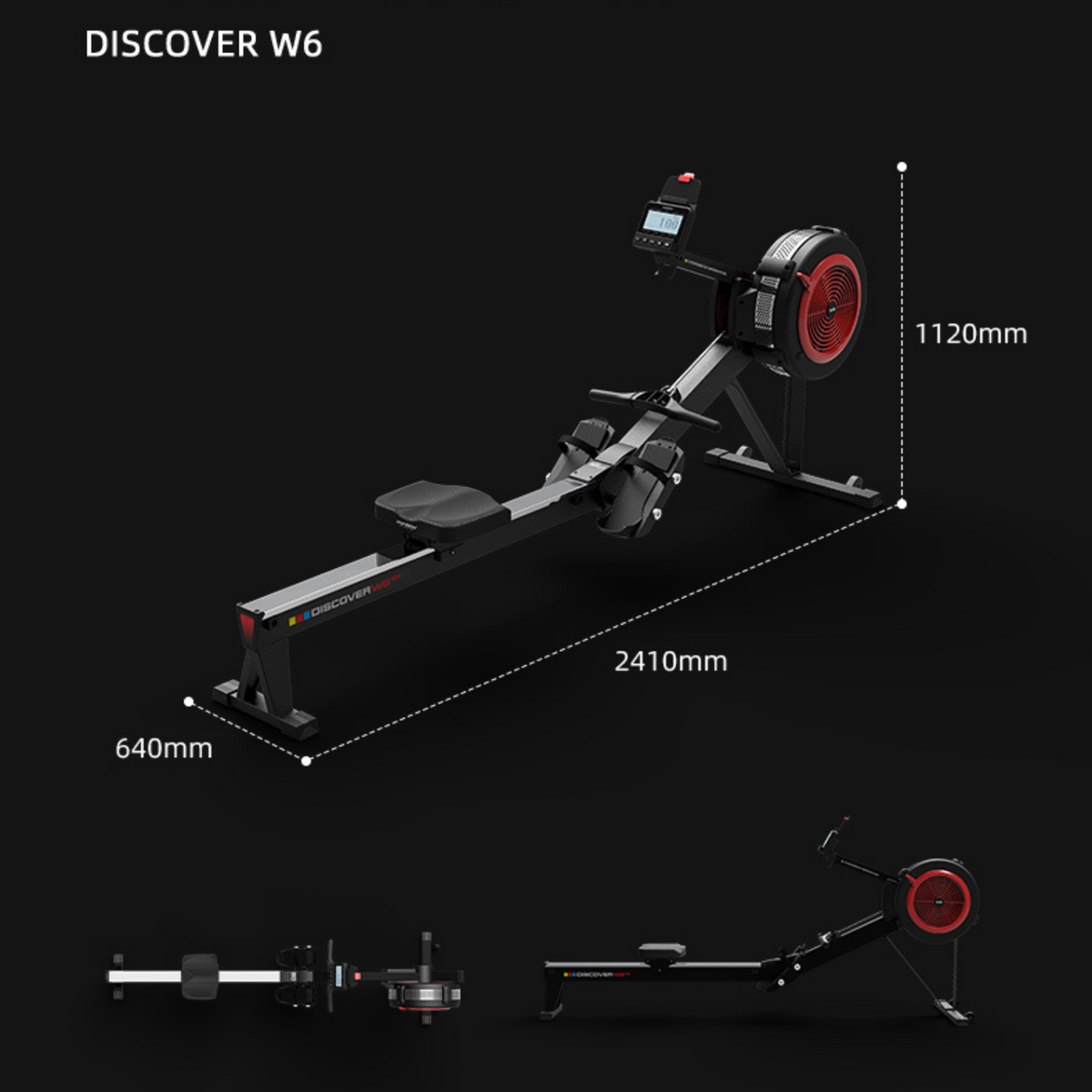 Harison Cardio Package - Spin Bike, Air Rowing Machine & Ski Training Machine