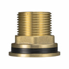 Water Butt Brass Kit 3/4" with Lever Tap Hose Barb and Lever Lock and Drill Bit