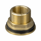 Water Butt Brass Kit 3/4" with Lever Tap Hose Barb and Lever Lock and Drill Bit