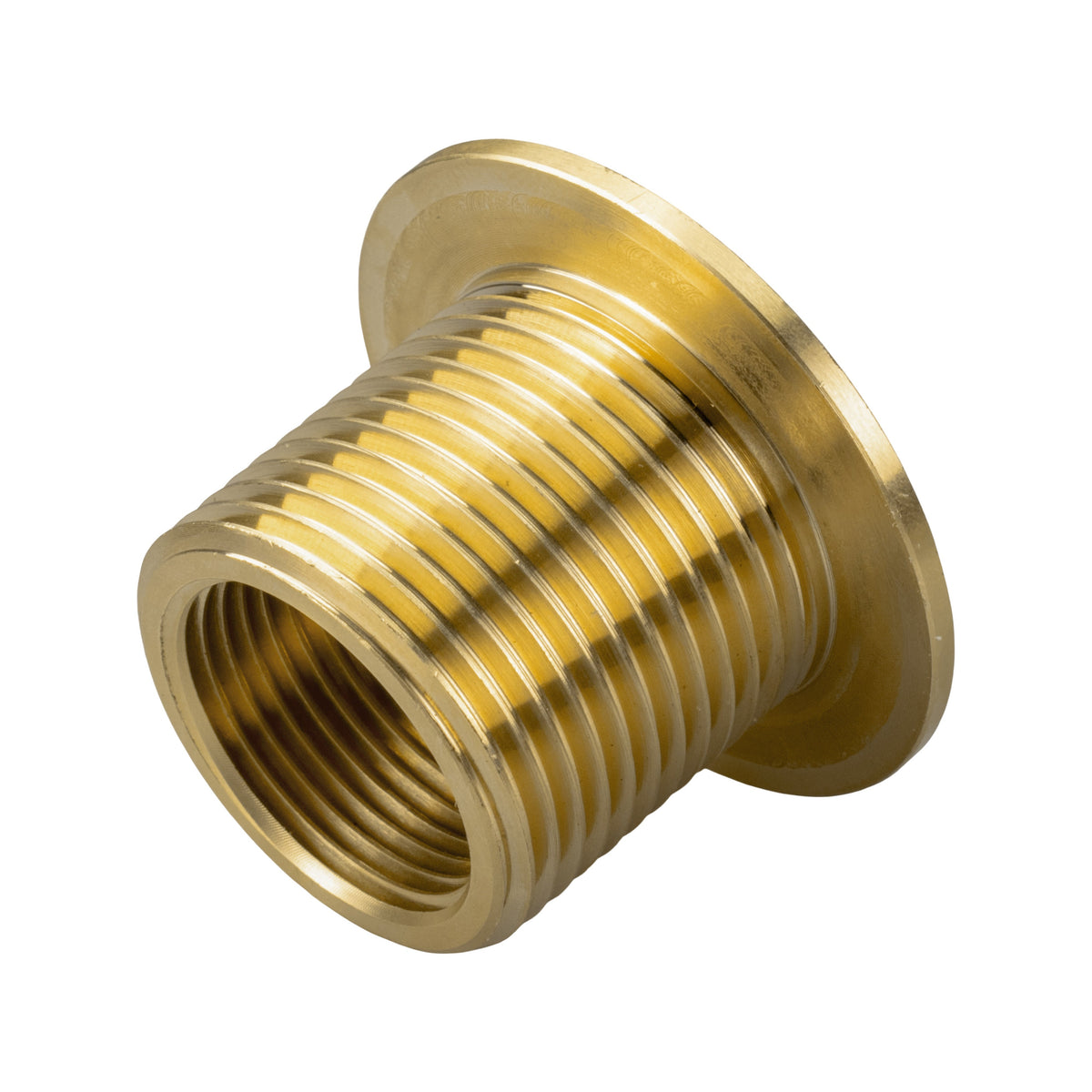 Water Butt Brass 1" BSP Male - 3/4" BSP Female and Drill Bit