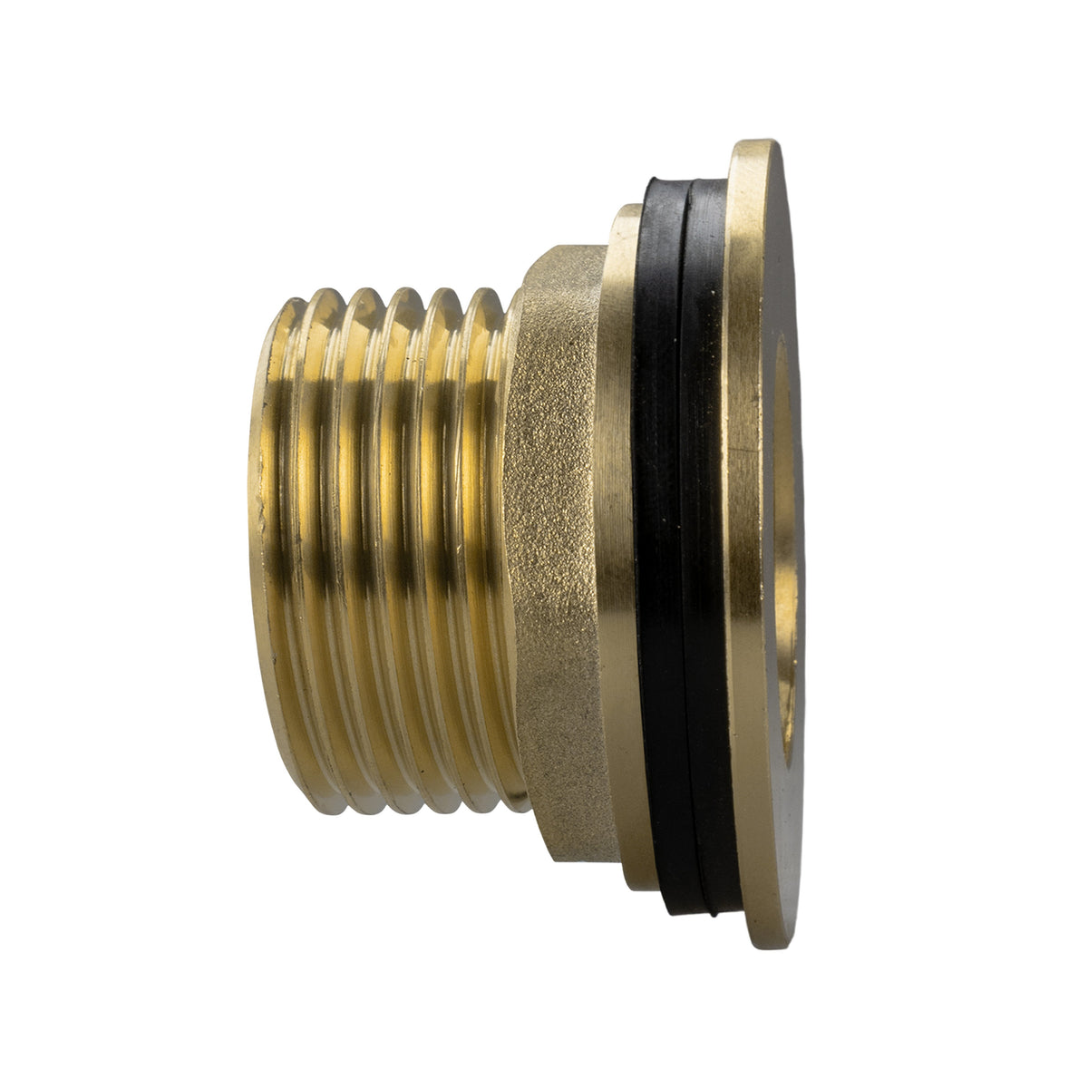 Water Butt Brass 1" BSP Male - 3/4" BSP Female and Drill Bit
