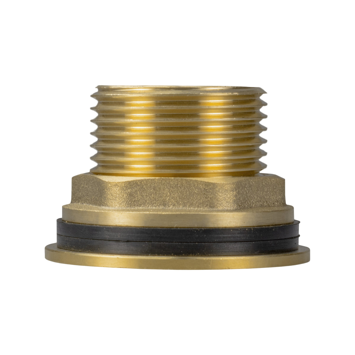 Water Butt Brass 1" BSP Male - 3/4" BSP Female and Drill Bit