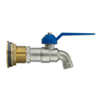 Water Butt Brass Kit 3/4" with Simple Lever Tap and Drill Bit
