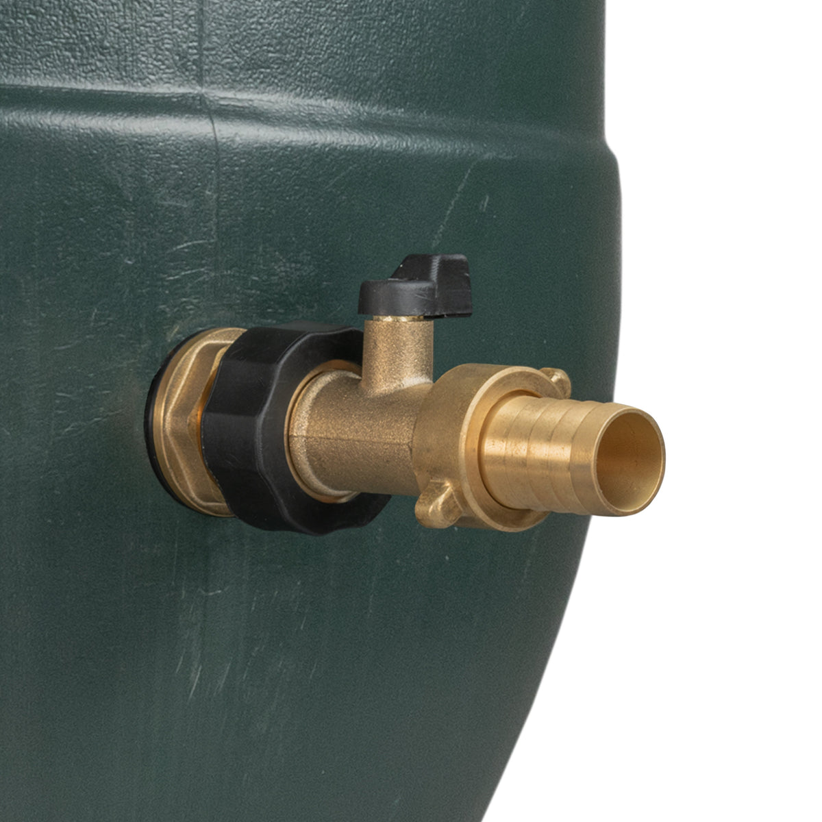 Water Butt Brass Kit 3/4" with Brass Valve + 19mm Barb