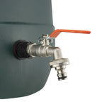 Water Butt Kit 1/2" with Quick Connect Lever Tap and Drill Bit