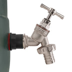 Water Butt Kit 1/2" with Nickel Plated Barbed Tap and Drill Bit