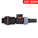 Water Butt Kit 3/4" with In-Line Valve + 3/4" Barb and Drill Bit