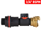 Water Butt Kit 3/4" with In-Line Valve + Geka and Drill Bit