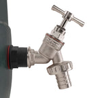 Water Butt Kit 3/4" with Nickel Plated Barbed Tap