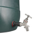 Water Butt Extension Kit 1/2" with Nickel Plated Barbed Tap and Drill Bit