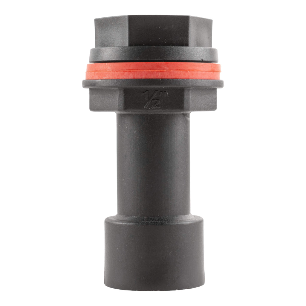 Water Butt Extension Kit 1/2" with Lever Tap Hose Barb and Lever Lock and Drill Bit