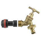 Water Butt Extension Kit 3/4" with Brass Quick Connect Tap and Drill Bit