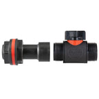 Water Butt Extension Kit 3/4" with 3/4" BSP In-Line Valve and Drill Bit