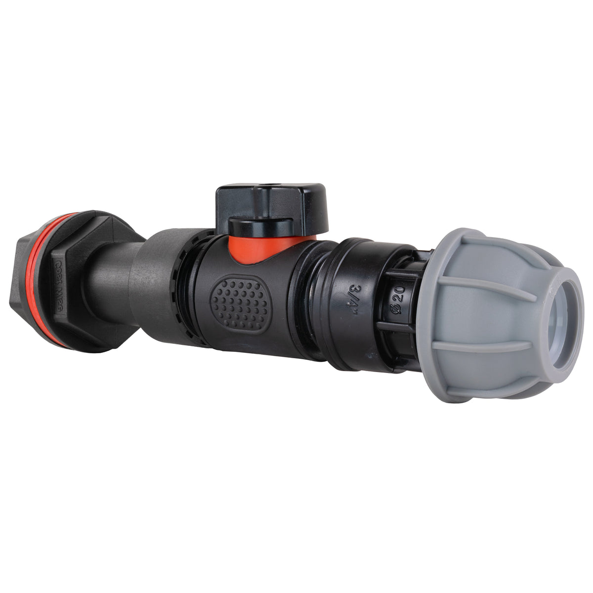 Water Butt Extension Kit 3/4" with In-Line Valve + 20mm MDPE and Drill Bit